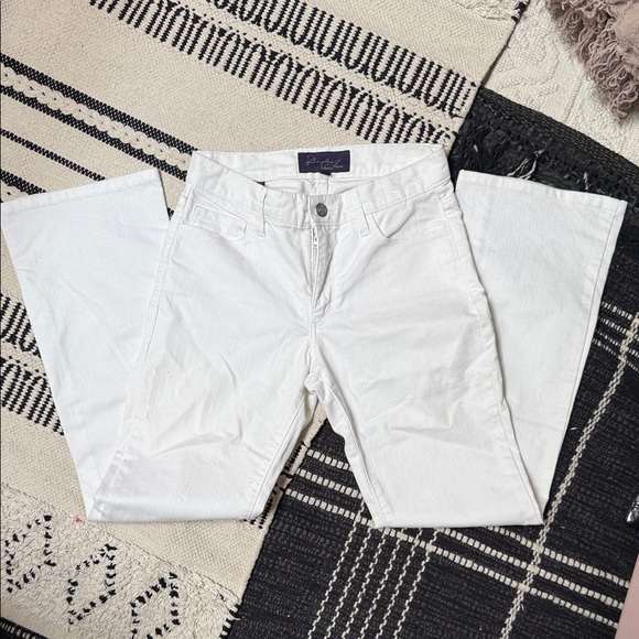 NYDJ Denim - NYDJ White Denim Jeans with Purple Brand Label